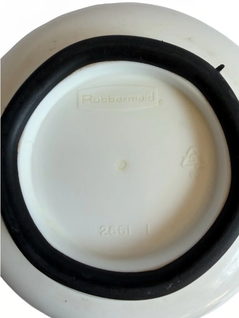 Vintage Rubbermaid Grip & Mix Batter Bowl 2661 1.5 qt 6 Cup Pour Spout Grip Ring